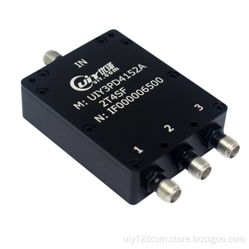 S Band 2.0~4.0GHz 1 Input 3 Output RF 3 Way Power Divider Splitter For Satcom